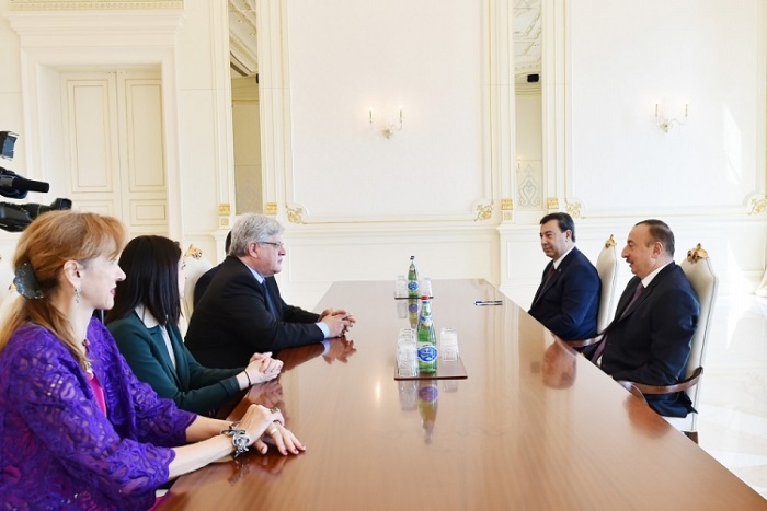 Azerbaijani president receives PACE co-rapporteurs